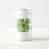 Irish Wedding Blessing Stein Bierpul (Voorkant links)