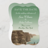 Irish Wedding Cliffs of Moher Save the Date (Voorkant / Achterkant)