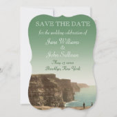 Irish Wedding Cliffs of Moher Save the Date (Voorkant)