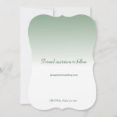 Irish Wedding Cliffs of Moher Save the Date (Achterkant)