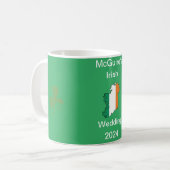 Irish Wedding Coffee Mok Gift (Voorkant links)