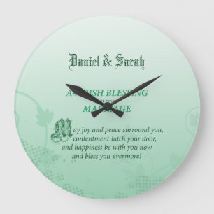 Irish Wedding Gefeliciteerd zegen Grote Klok