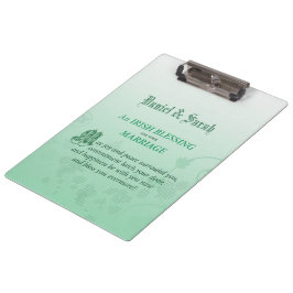 Irish Wedding Gefeliciteerd zegen Klembord