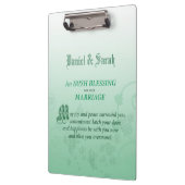 Irish Wedding Gefeliciteerd zegen Klembord (Links)