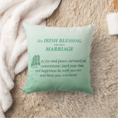 Irish Wedding Gefeliciteerd zegen Kussen (Deken)