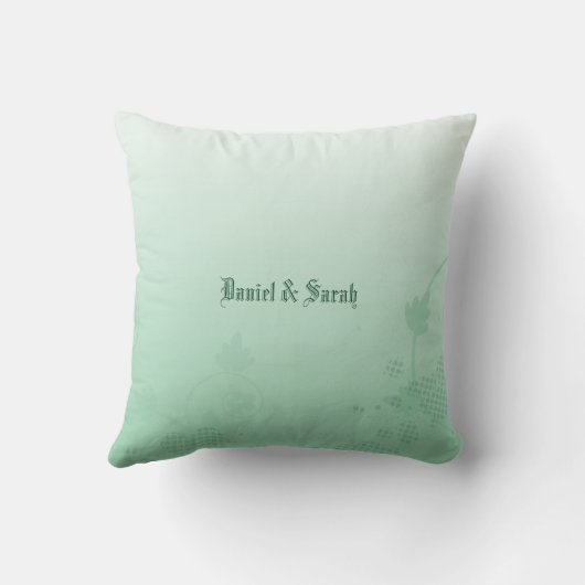 Irish Wedding Gefeliciteerd zegen Kussen (Achterkant)