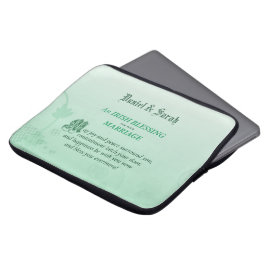 Irish Wedding Gefeliciteerd zegen Laptop Sleeve