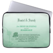 Irish Wedding Gefeliciteerd zegen Laptop Sleeve (Voorkant)