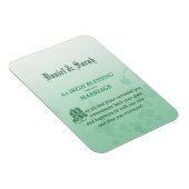 Irish Wedding Gefeliciteerd zegen Magneet (Rechterzijde)