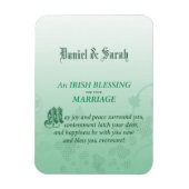 Irish Wedding Gefeliciteerd zegen Magneet (Verticaal)