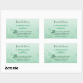 Irish Wedding Gefeliciteerd zegen Rechthoekige Sticker (Vel)