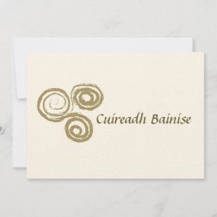 Irish Wedding Invitation Kaart