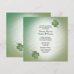 Irish Wedding Invitation Kaart