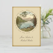 Irish Wedding Lake in Kerry Ireland en Blessing Kaart (Staand voorkant)