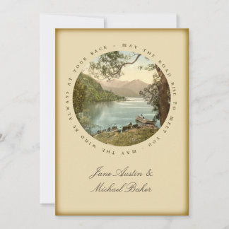 Irish Wedding Lake in Kerry Ireland en Blessing Kaart