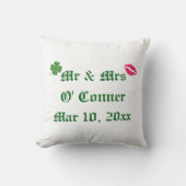 Irish Wedding Pillow Kussen (Voorkant)