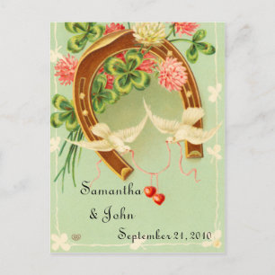 Irish Wedding Save the Date Aankondigingskaart