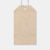 Irish Wedding Shamrock Heart Cadeaulabel (Achterkant)