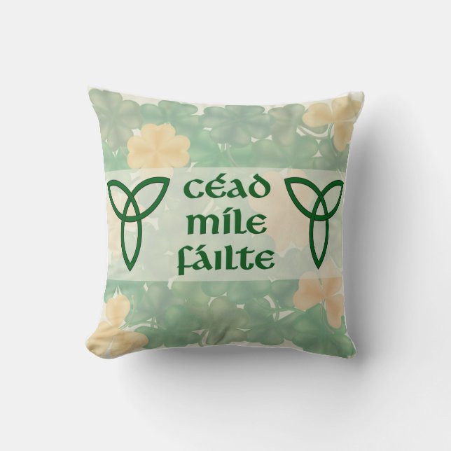 Irish Welcome Accent Pillow Kussen (Voorkant)