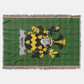 Irish West Coat of Arms Family Crest Ireland Deken (Voorkant)
