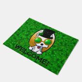 Irish Westie Welcome Mat (Schuin)