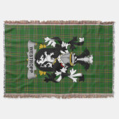 Irish Westropp Coat of Arms Family Crest Ireland Deken (Voorkant)