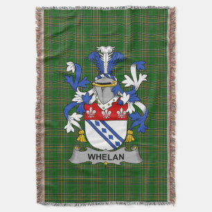Irish Whelan Coat of Arms Family Crest Ierland Deken