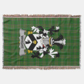 Irish Whight Coat of Arms Family Crest Ireland Deken (Voorkant)
