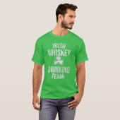 Irish Whiskey Drink Team St Patricks Day Funny T-shirt (Voorkant volledig)