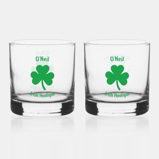 Irish Whiskey Glass Whisky Glas (Voorkant)