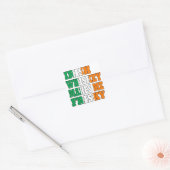 Irish Whiskey maakt me dartel Vierkante Sticker (Envelop)