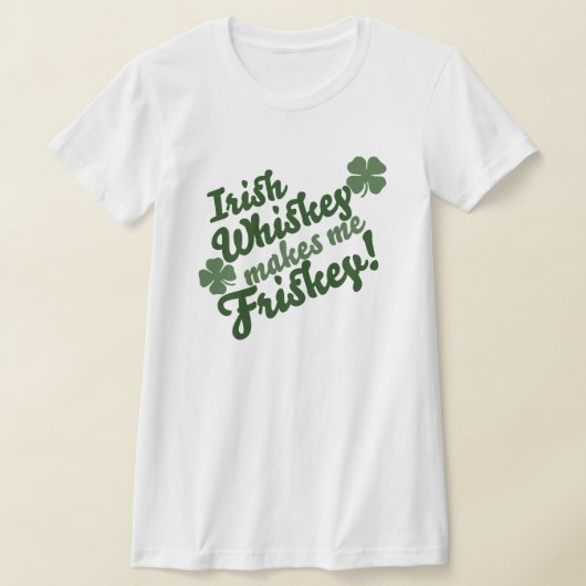 Irish Whiskey maakt me Friskey T-shirt (Laagn)