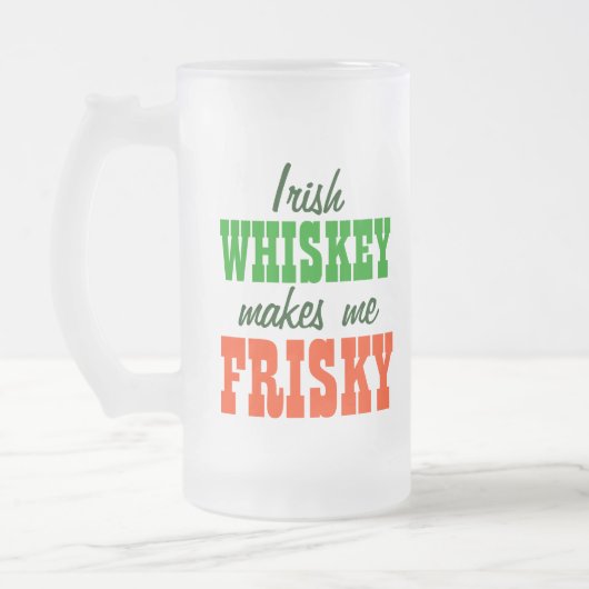 Irish Whiskey maakt me gevaarlijk Matglas Bierpul (Links)
