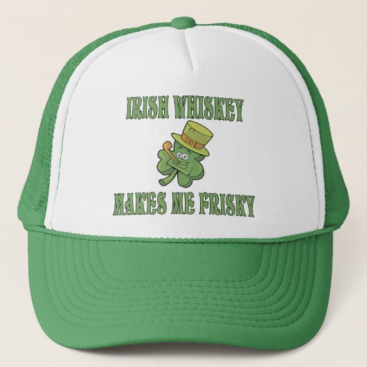 Irish Whiskey maakt me gevaarlijk Trucker Pet (Voorkant)