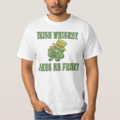 Irish Whiskey maakt me risky T Shirt (Voorkant)