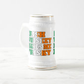 Irish whiskey maakt me vervelend bierpul (Voorkant links)