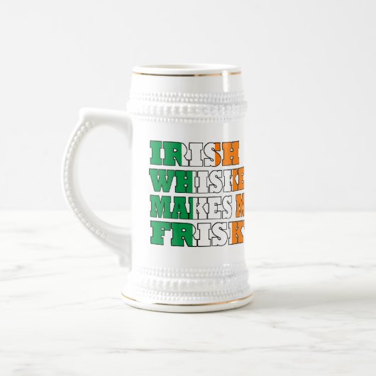 Irish whiskey maakt me vervelend bierpul (Links)