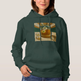Irish Whiskey Tumbler Shamrock Ice "Sláinte!" Hoodie