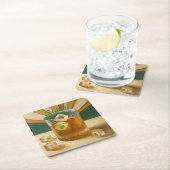 Irish Whiskey Tumbler Shamrock Ice "Sláinte!" Kartonnen Onderzetters (Insitu)