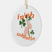 Irish Whistle Keramisch Ornament (Rechts)
