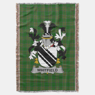 Irish Whitfield Coat of Arms Family Crest Ierland Deken