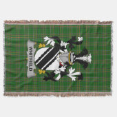Irish Whitfield Coat of Arms Family Crest Ierland Deken (Voorkant)