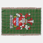 Irish Wilkinson Coat of Arms Family Crest Ireland Deken (Voorkant)