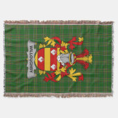 Irish Willoughby Wapenschild Familie Crest Irelan Deken (Voorkant)