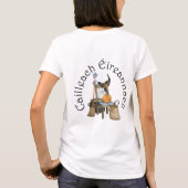 "Irish Witch" in het Gaelic T-shirt (Achterkant)