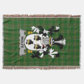Irish Wolfe Coat of Arms Family Crest Ireland Deken (Voorkant)
