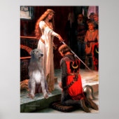 Irish Wolfhound 1 - De colade Poster (Voorkant)