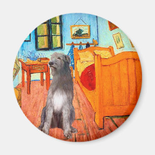 Irish Wolfhound 1 - Zaal in Arles Magneet