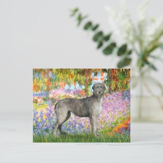 Irish Wolfhound 3 - Garden Briefkaart (Staand voorkant)