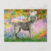 Irish Wolfhound 3 - Garden Briefkaart (Voorkant)